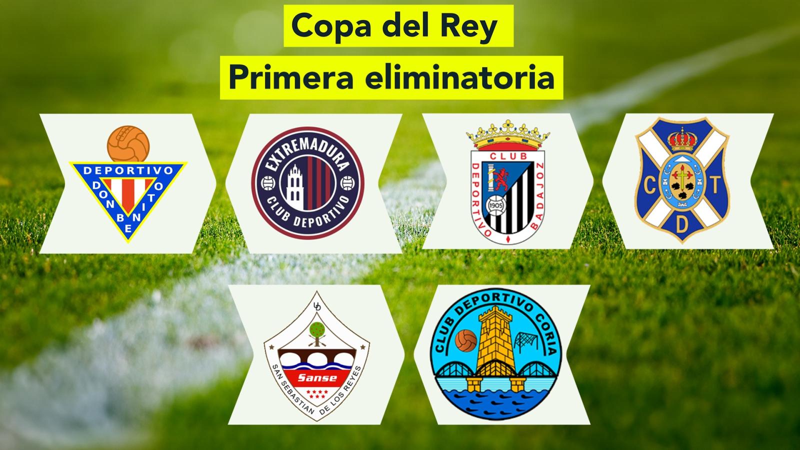 Emparejamientos en la primera ronda de la Copa del Rey