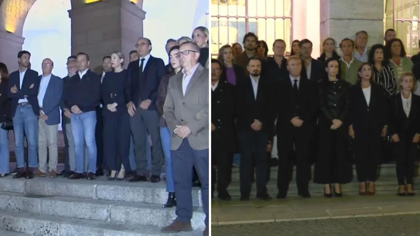 Minutos de silencio en Cáceres y Badajoz