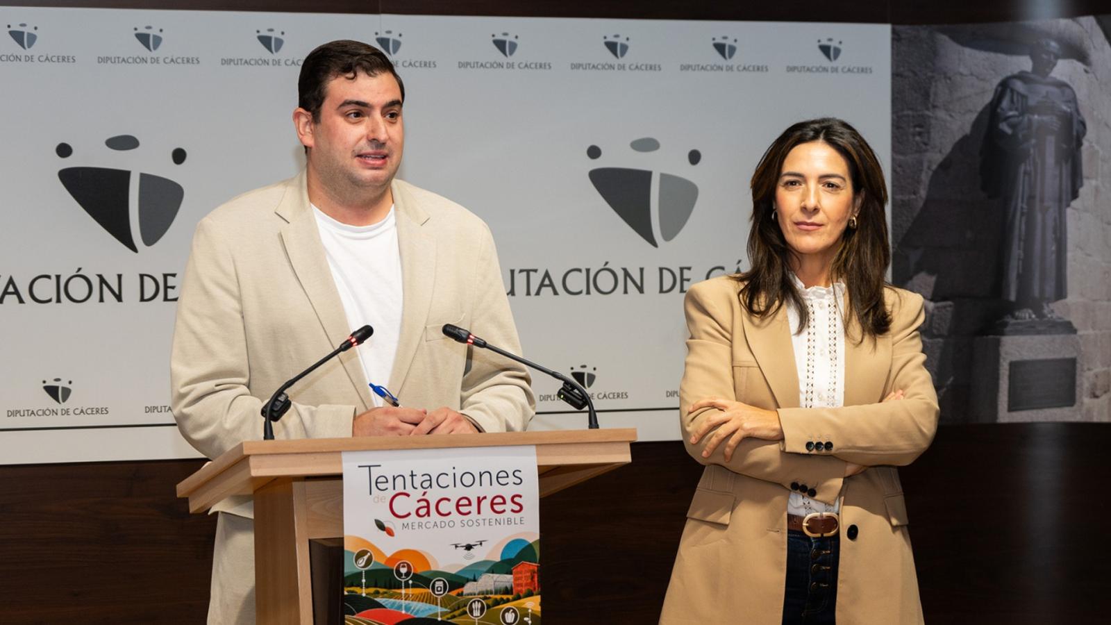 Coria acoge un mercado sostenible para la economía social agroalimentaria de España y Portugal 