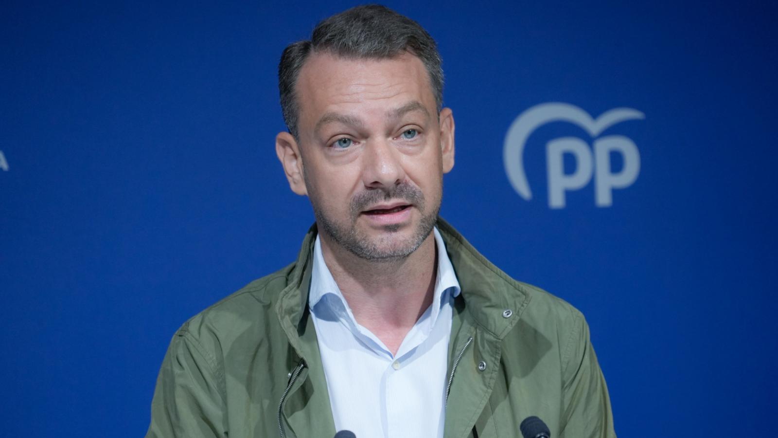 El portavoz del PP de Extremadura, Luis Miguel Núñez.