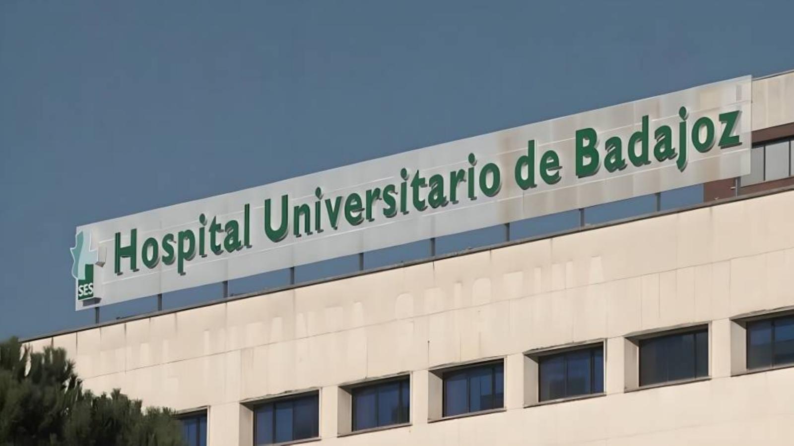 Hospital Universitario de Badajoz. 