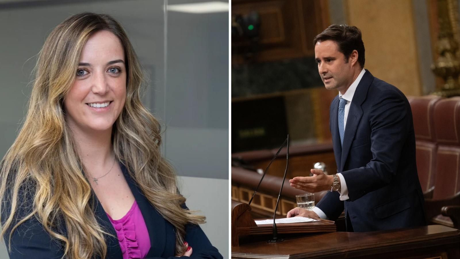 Marcela Reigía e Ignacio Hoces, cabezas de lista de Vox al Congreso de los Diputados por Cáceres y Badajoz, respectivamente, en las próximas elecciones generales del 29 de noviembre.