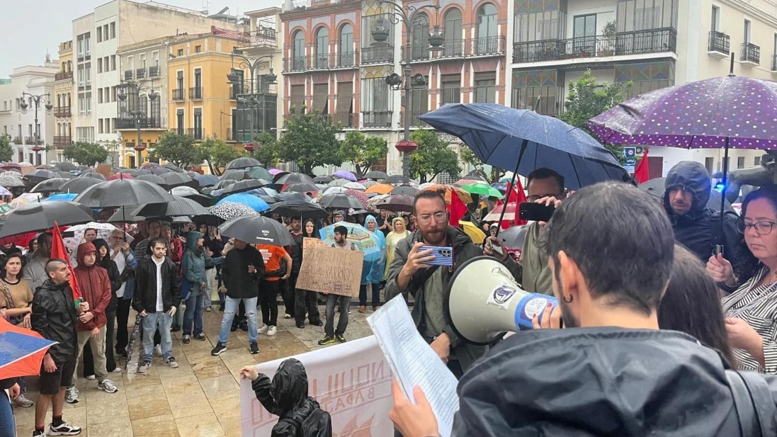 Manifestación en Badajoz por la vivienda