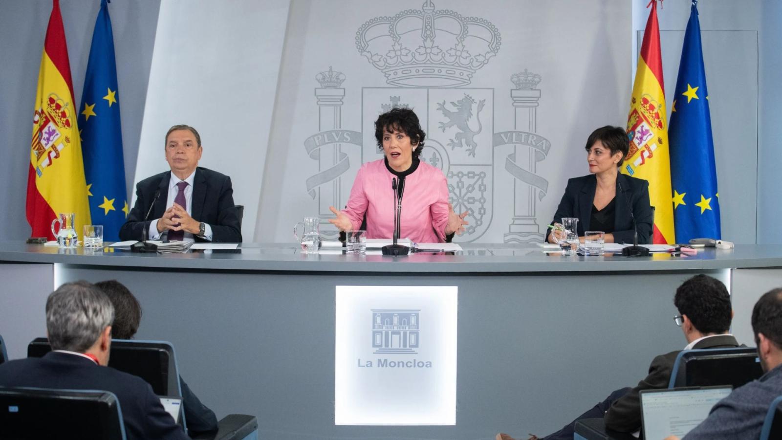 Rueda de prensa tras el Consejo de Ministros