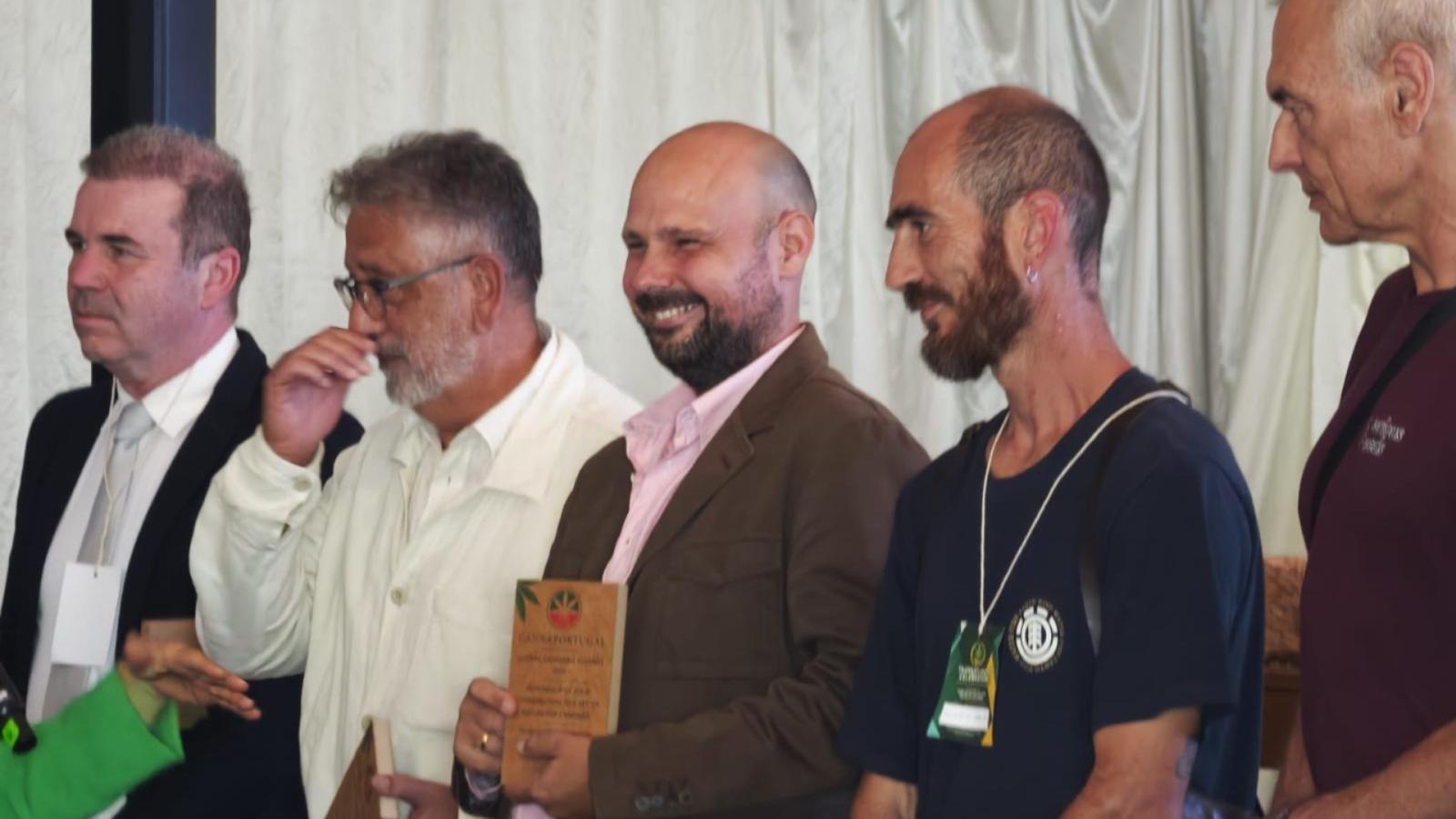 CICYTEX recibe el premio CannaPortugal Global Cannabis Award 2026 a la Excelencia Investigadora en el Cáñamo Industrial