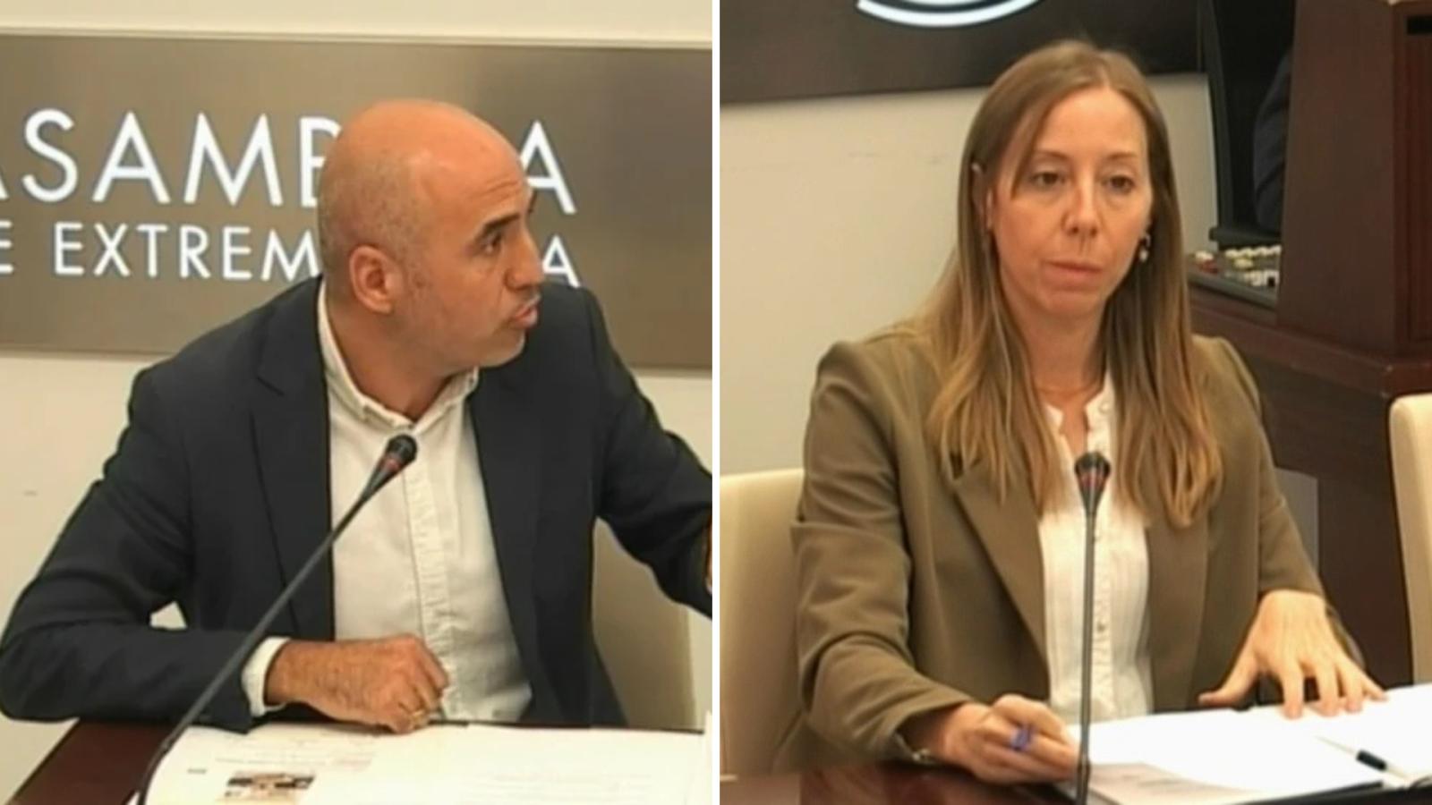 Juan Ramón Ferreira, Psoe Extremadura y  Lidia López, secretaria general de Vivienda