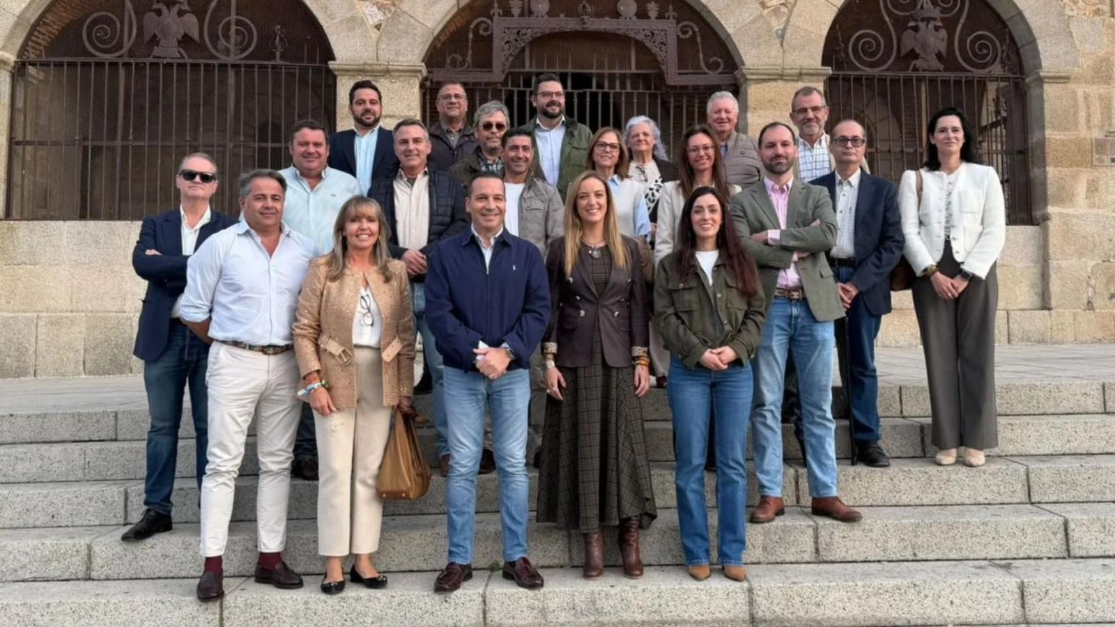 Miembros de Vox en Cáceres