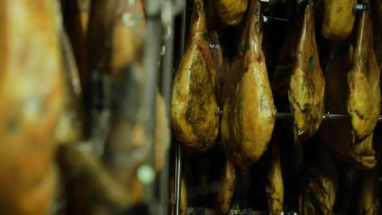 Secadero de jamón en una imagen de archivo