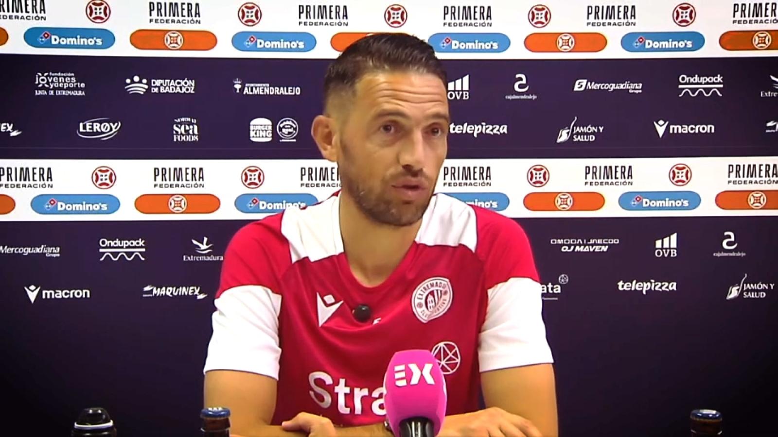 David Rocha espera un derbi "muy complicado" ante el Coria