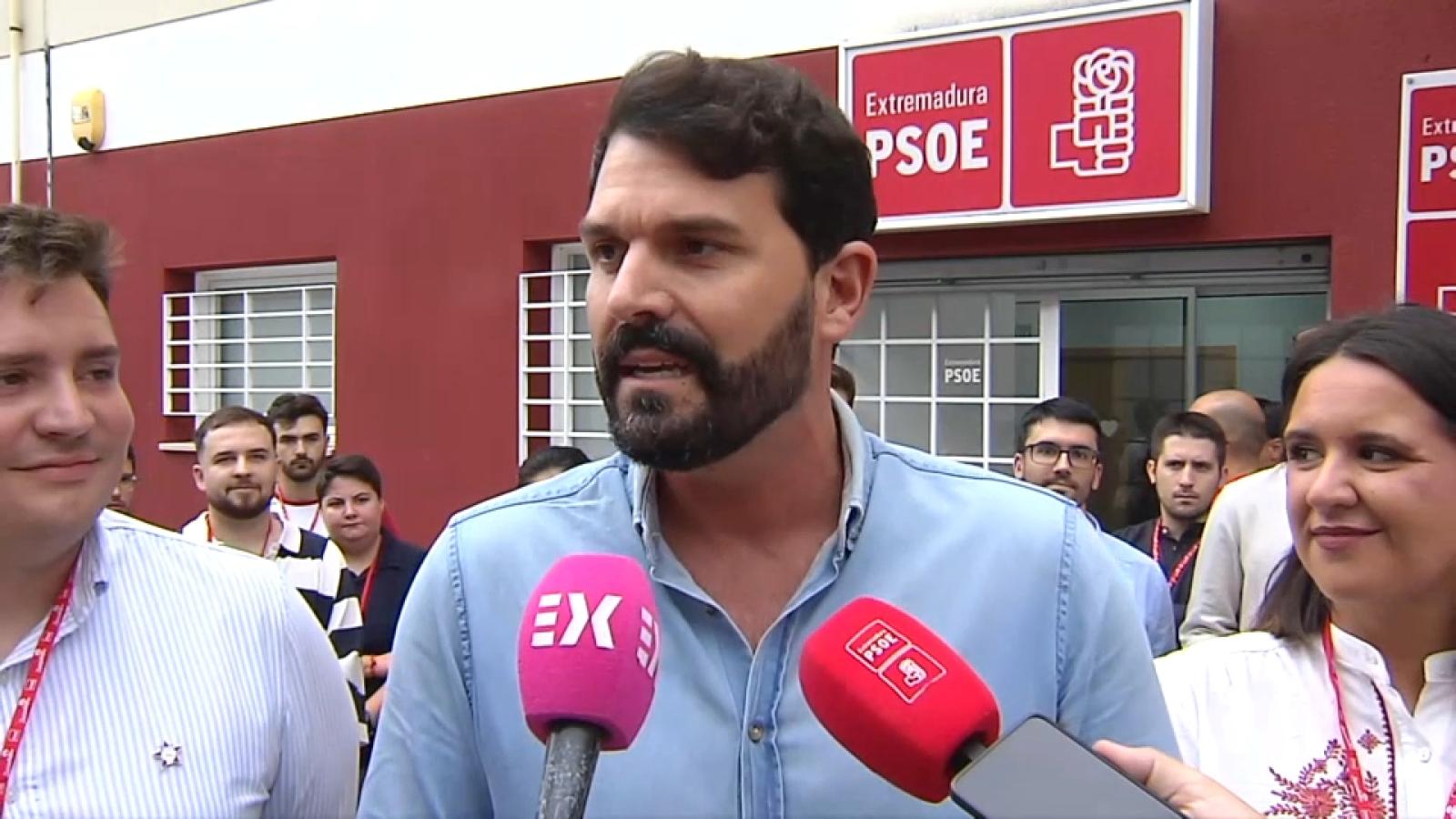 Álvaro Sánchez Cotrina, secretario general del PSOE de Extremadura