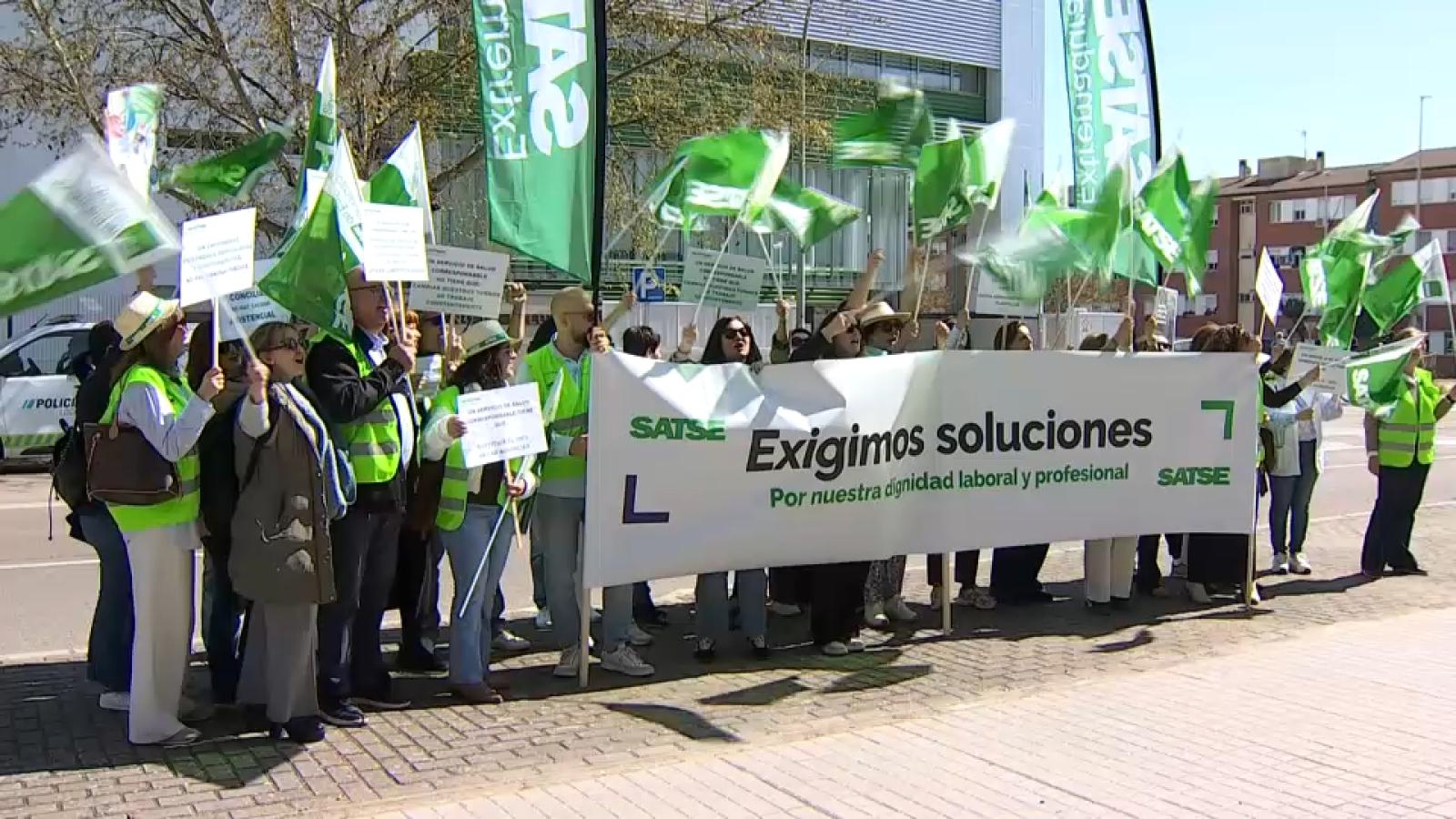 Manifestación de Satse en una imagen de archivo