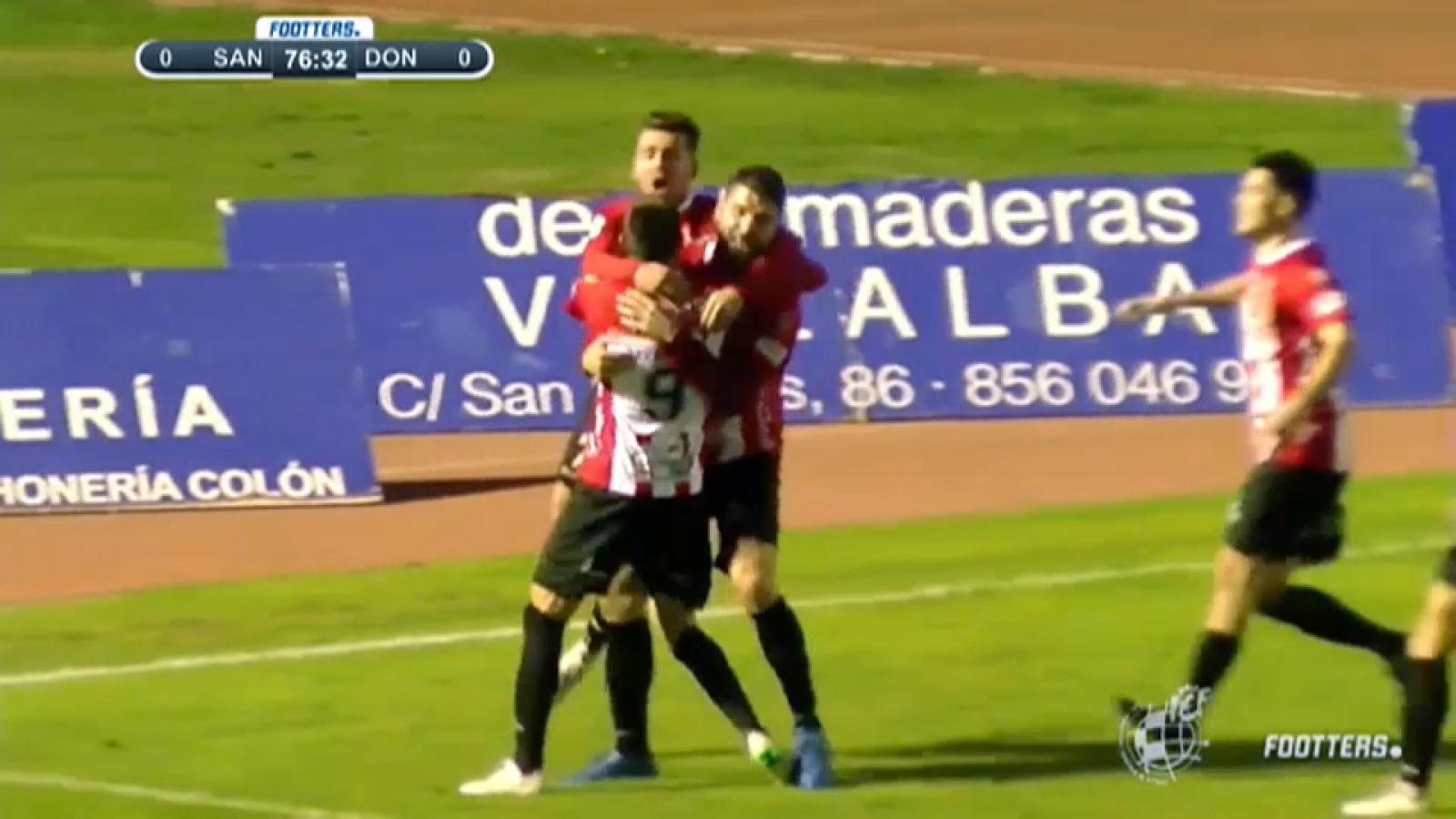 David Agudo da los 3 puntos al Don Benito ante el San Fernando