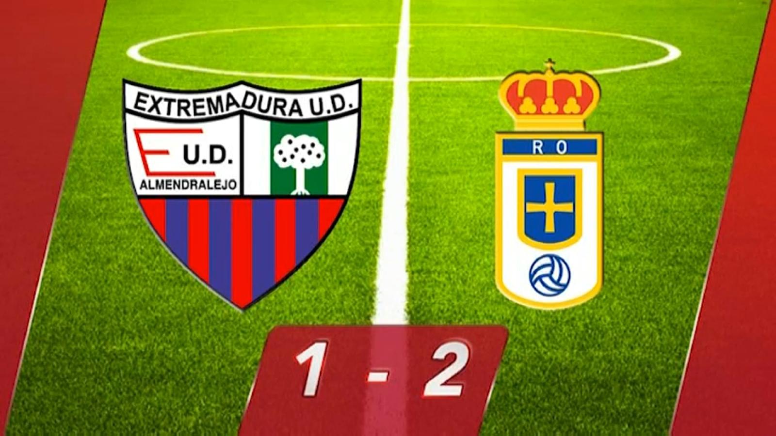El Extremadura pierde merecidamente ante el Real Oviedo