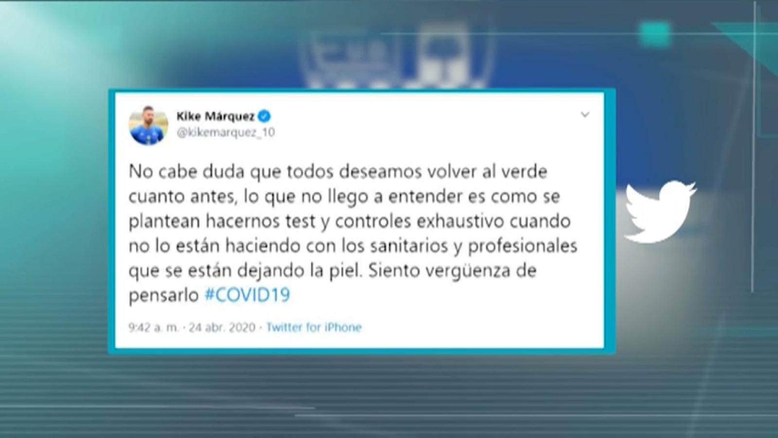 Kike Márquez: "a veces nos sentimos esclavos de La Liga"