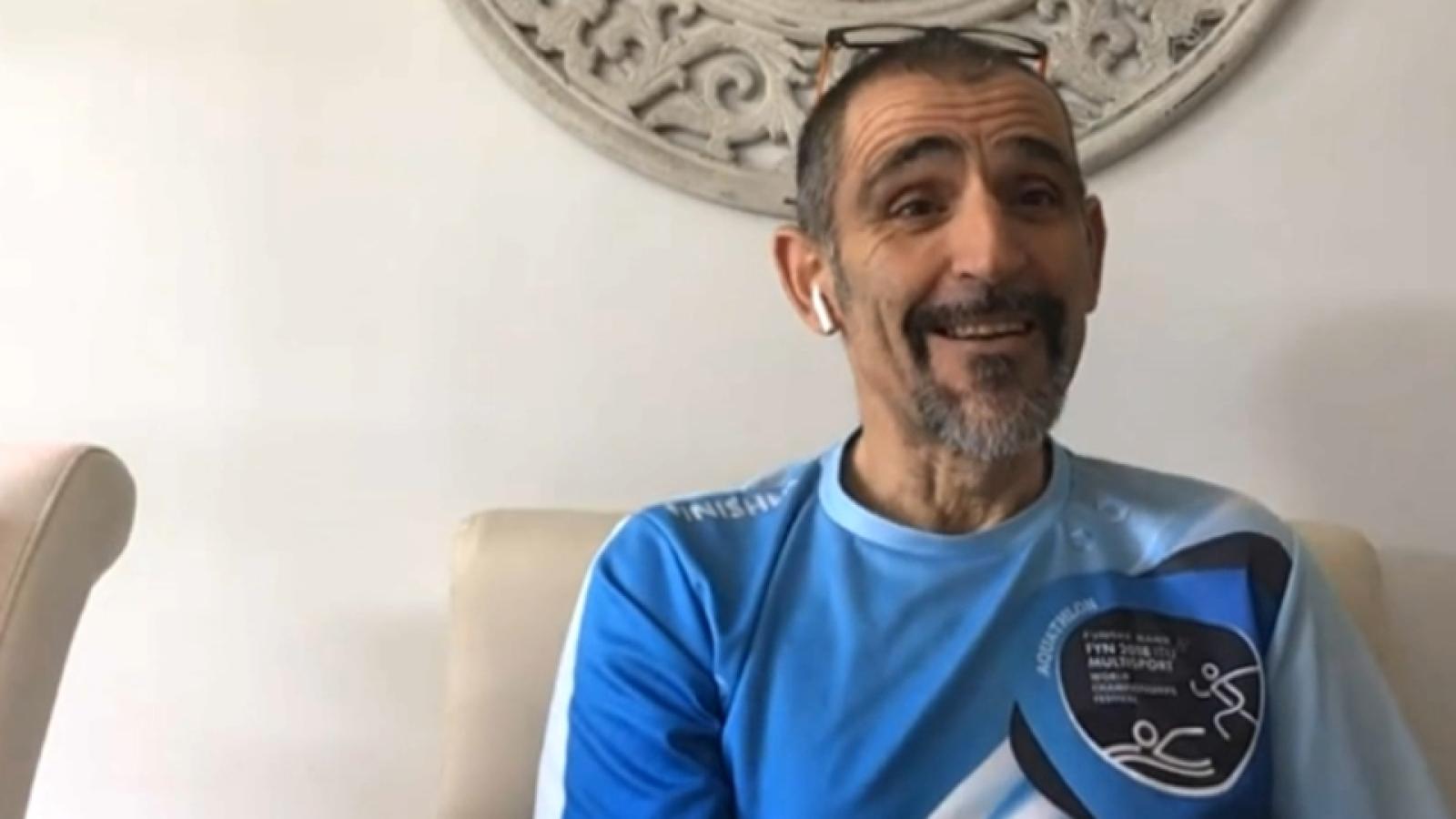 Kini Carrasco y su desagradable incidente entrenando