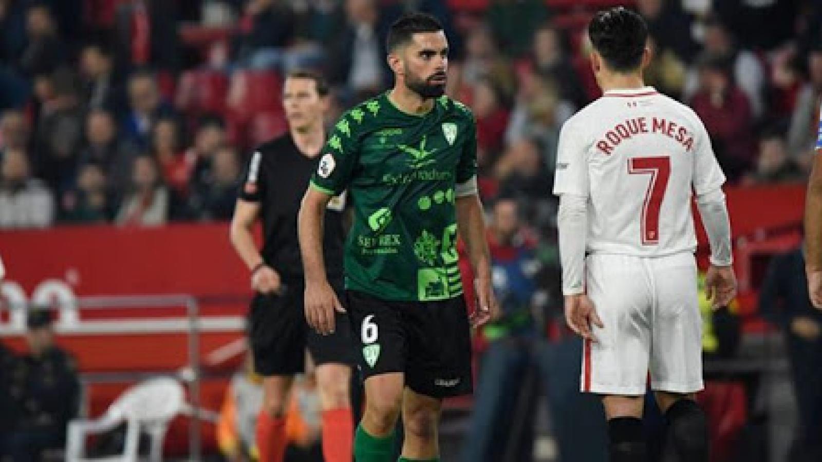 Pajuelo en el Sánchez Pizjuán ante el Sevilla