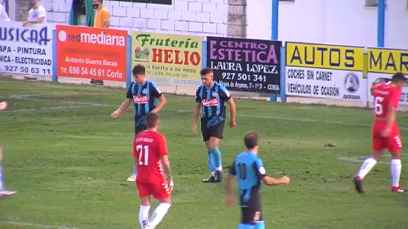 Empate a uno entre Coria y Don Benito