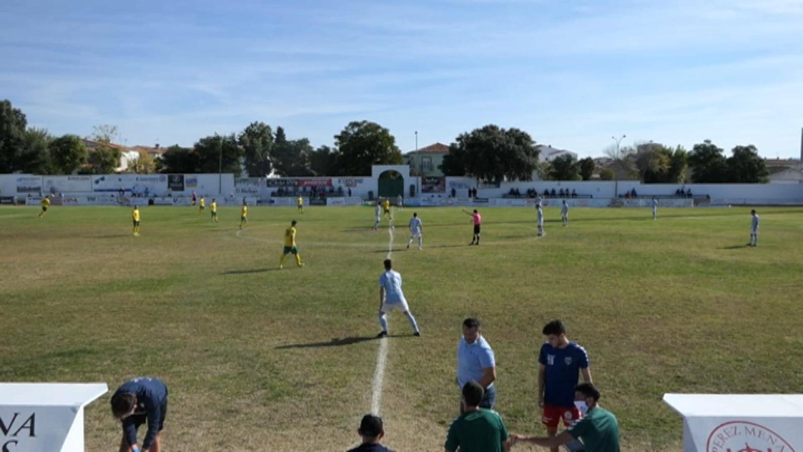 Trujillo y Olivenza empatan a uno con el tiempo cumplido