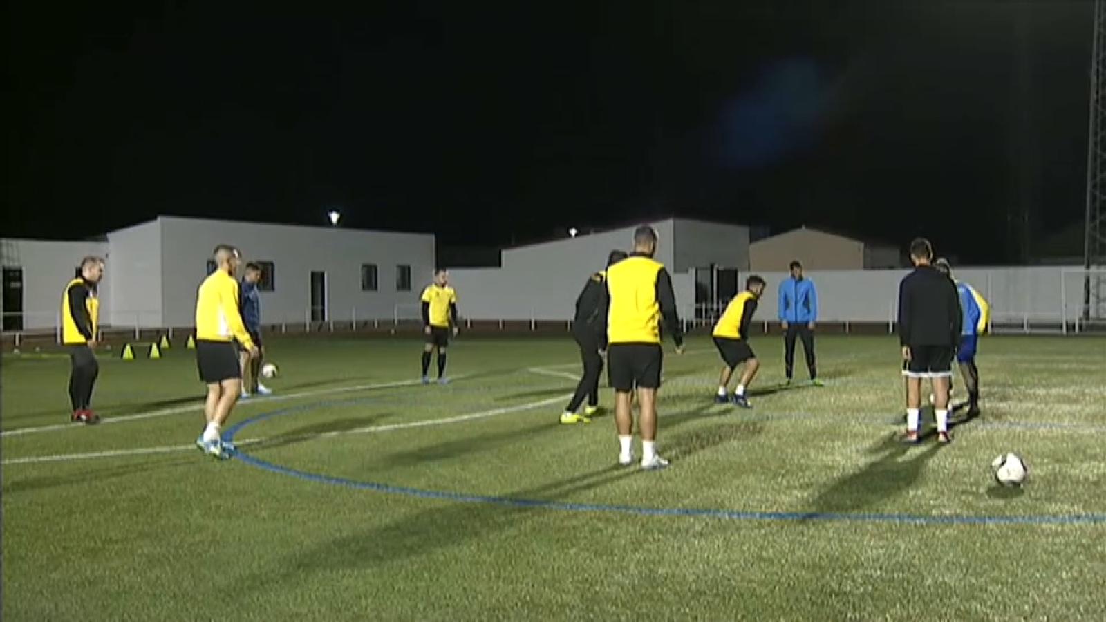 Entrenamiento del Lobón la pasada temporada