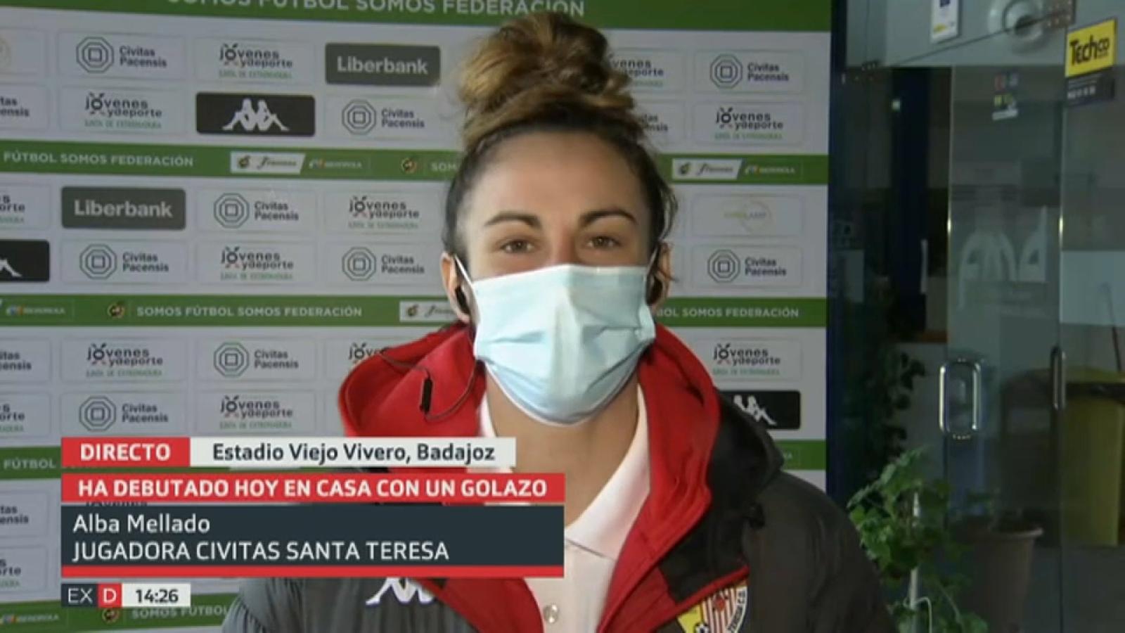 Alba Mellado: 'este empate nos sabe a victoria'