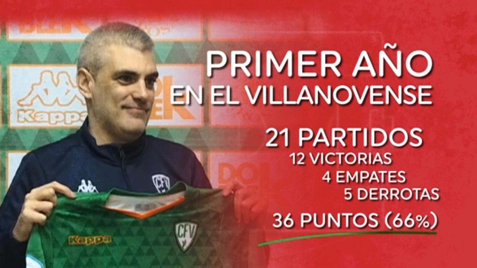 De los Mozos cumple un año en el banquillo del Villanovense