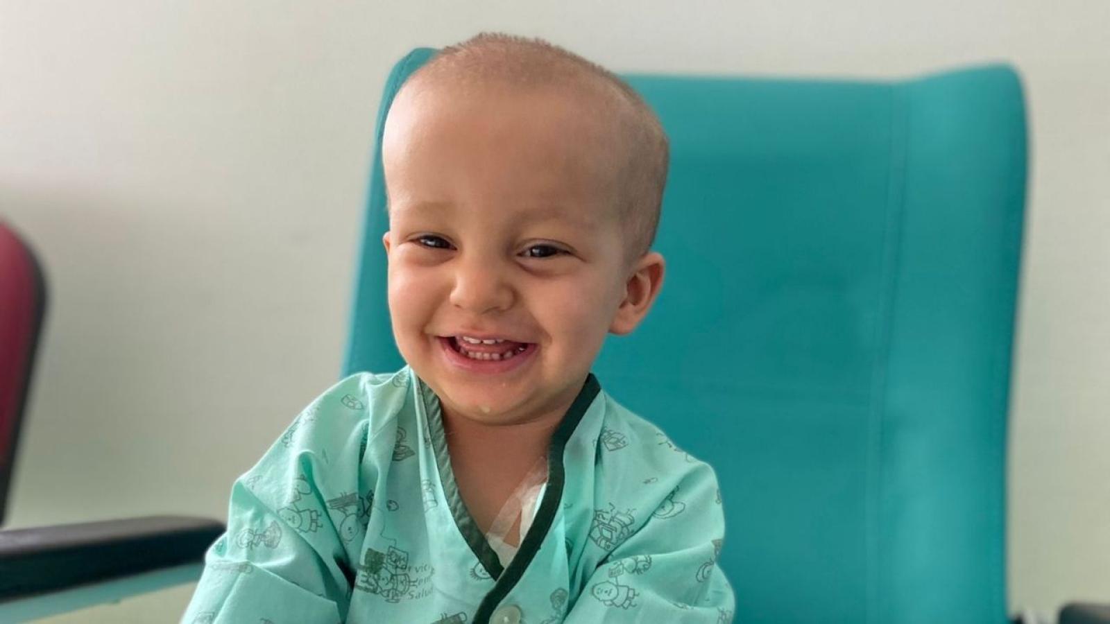 Pablo, diagnosticado con cáncer a los 8 meses de vida