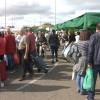 El mercadillo de Cáceres se queda en Vegas del Mocho hasta su traslado definitivo a una parcela en Mejostilla