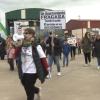 Protesta contra la construcción de una planta de biometano en Navas del Madroño