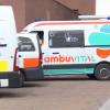 Ambulancia de la empresa Ambuvital acude a un hospital