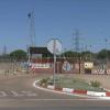 Acceso a la central de Almaraz