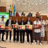 Alumnos en la final del IV Concurso Escolar de Debate de Extremadura, celebrado en la Asamblea