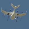 Dron en el aire - Imagen de archivo