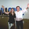 El presidente del Partido Popular, Alberto Núñez Feijóo, y la presidenta de la Junta de Extremadura, María Guardiola