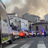 Convoy que ha evacuado a los vecinos que quedaban en Cabezabellosa