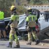 Accidente en las carreteras extremeñas - Imagen de archivo