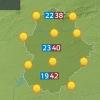Mapa de previsión del jueves 7 de agosto