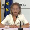 Mercedes Vaquera en rueda de prensa hoy