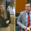 Guardiola y Gallardo se han enzarzado este jueves en el pleno de la Asamblea en relación con la crisis del transporte escolar