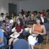 Estudiantes extranjeros durante el Welcome Day de la Universidad de Extremadura