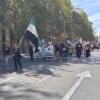 Manifestación de plataformas de Oliva de Plasencia y La Coronada en Madrid