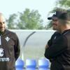 José Carlos Prieto, técnico del CD Don Benito, durante un entrenamiento