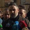 Santiago Abascal visita Coria durante la precampaña electoral
