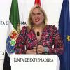 Elena Manzano, portavoz de la Junta de Extremadura, durante su intervención ante los medios de comunicación en la rueda de prensa posterior al consejo de Gobierno del 16 de diciembre de 2025