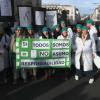 Protesta de médicos contra el estatuto marco