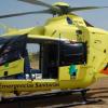 Helicóptero del Servicio Extremeño de Salud en una imagen de archivo