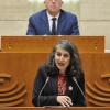 Irene de Miguel, portavoz de Unidas por Extremadura, en la Asamblea