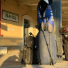 Maletas en la estación de tren de Mérida