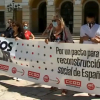 Pancarta de cabecera de la manifestación