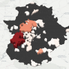 Mapa de casos de COVID-19 por municipios