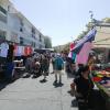 Vista de un mercadillo extremeño.